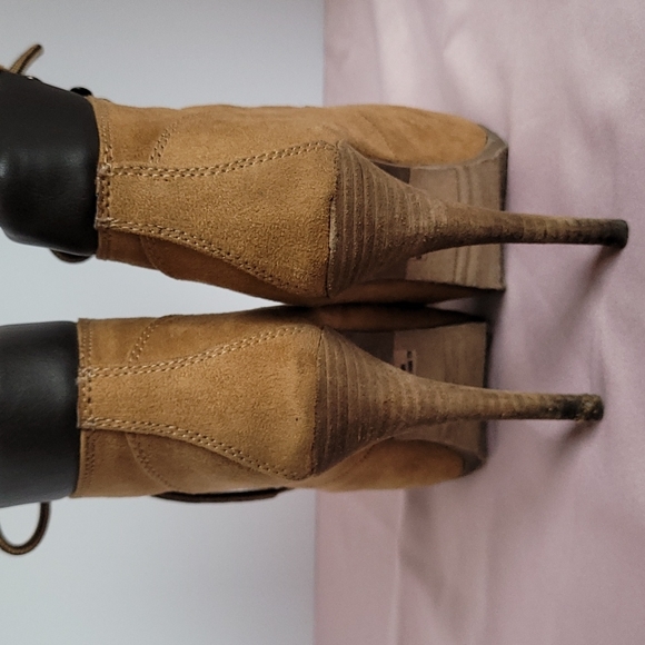 Ankle  boot high heel lace up with platform - Picture 4 of 10